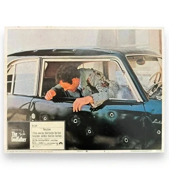 Vintage 1972 The Godfather RARE ORIGINAL Movie Prints, Theater Prints, Mafia Mob - Picture 8 of 10